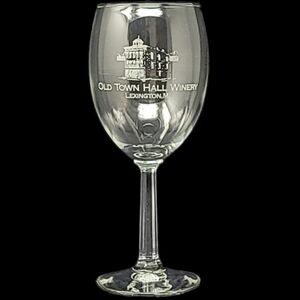 OLD TOWN HALL WINERY LEXINGTON,MI-7 1/4" WINE GLASS